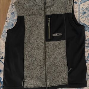 Heybo Men's Gray and Black Vest